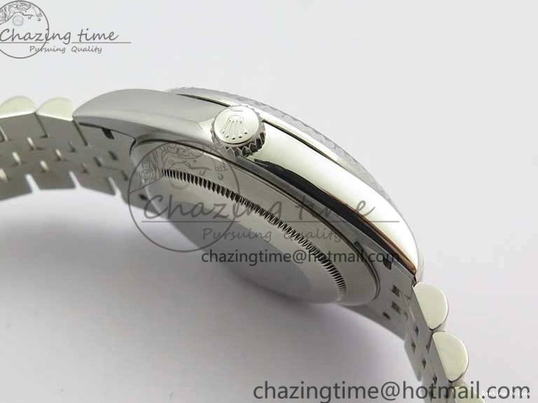 1225 EasyCare DateJust 41mm 126334 SS BP Maker 1:1 Best Edition New Version Blue Crystal Dial on Jubilee Bracelet 3022